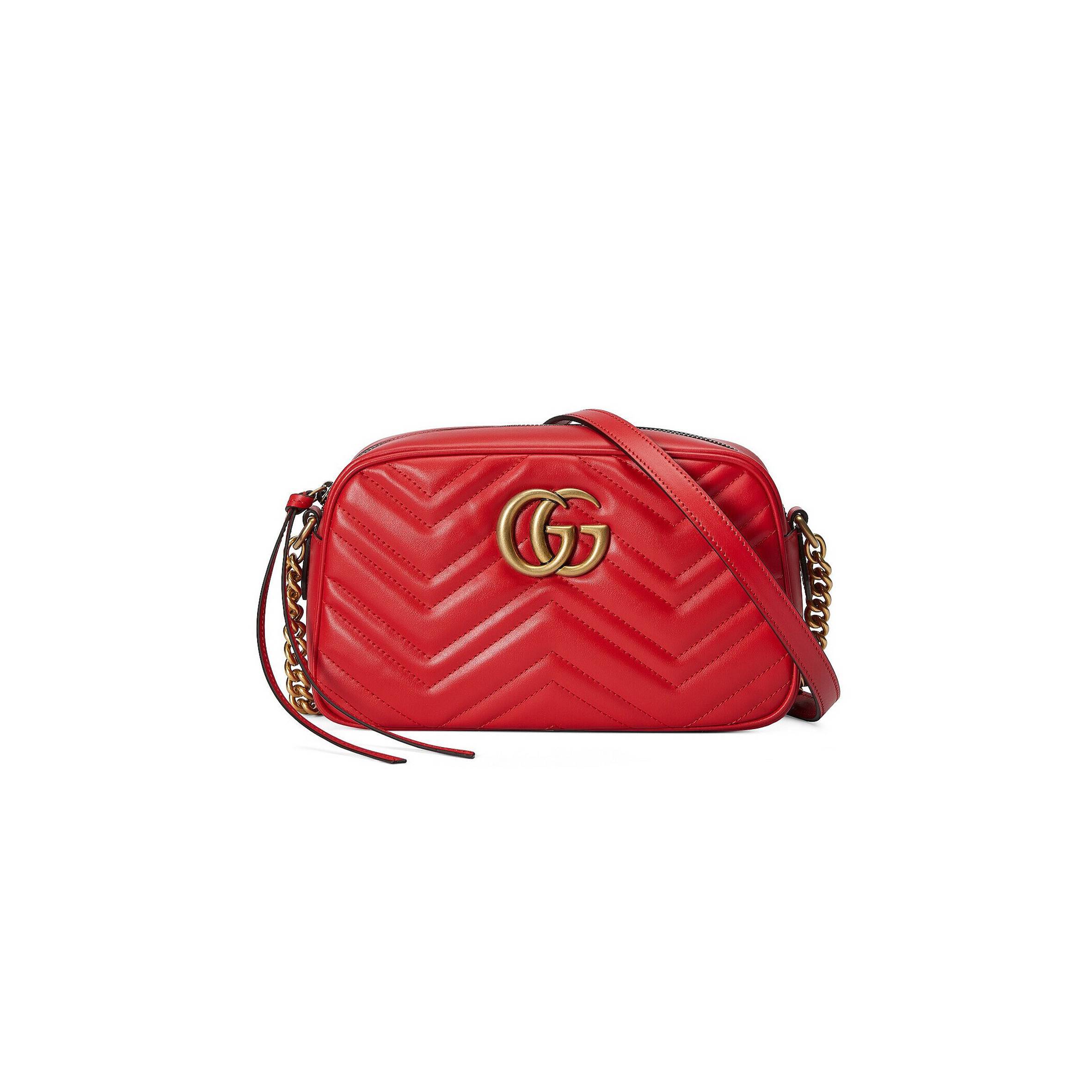 GUCCI GG MARMONT MATELASSÉ SMALL SHOULDER BAG 25988499 (24*13*7cm) GUCCI GG MARMONT MATELASSÉ SMALL SHOULDER BAG 25988499 (24*13*7cm)