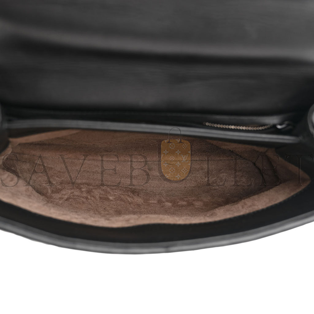BOTTEGA VENETA NAPPA INTRECCIATO BABY OLIMPIA SHOULDER BAG BLACK (23*17*8cm) BOTTEGA VENETA NAPPA INTRECCIATO BABY OLIMPIA SHOULDER BAG BLACK (23*17*8cm)