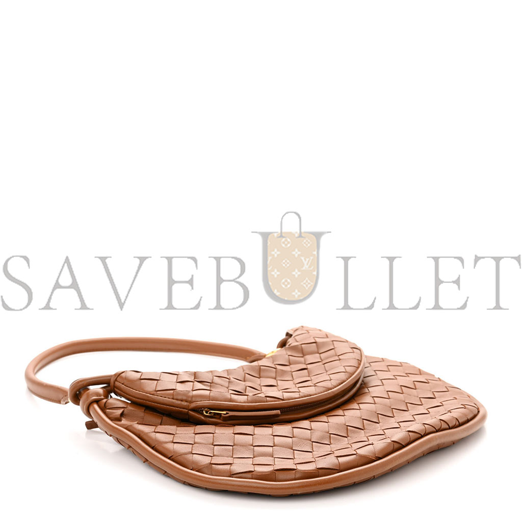 BOTTEGA VENETA NAPPA INTRECCIATO MEDIUM GEMELLI COGNAC (34*28*3cm) BOTTEGA VENETA NAPPA INTRECCIATO MEDIUM GEMELLI COGNAC (34*28*3cm)