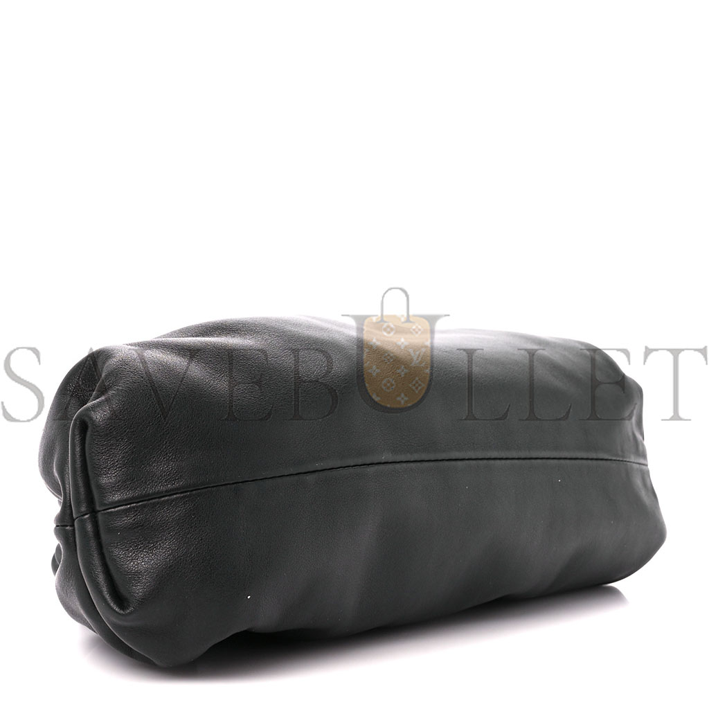 BOTTEGA VENETA SMOOTH BUTTER CALF TEEN POUCH BLACK (38*18*8) BOTTEGA VENETA SMOOTH BUTTER CALF TEEN POUCH BLACK (38*18*8)