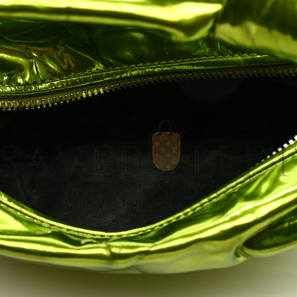 BOTTEGA VENETA METALLIC CRUSHED CALFSKIN MINI JODIE CHLOROPHYLL (25*14*3cm) BOTTEGA VENETA METALLIC CRUSHED CALFSKIN MINI JODIE CHLOROPHYLL (25*14*3cm)