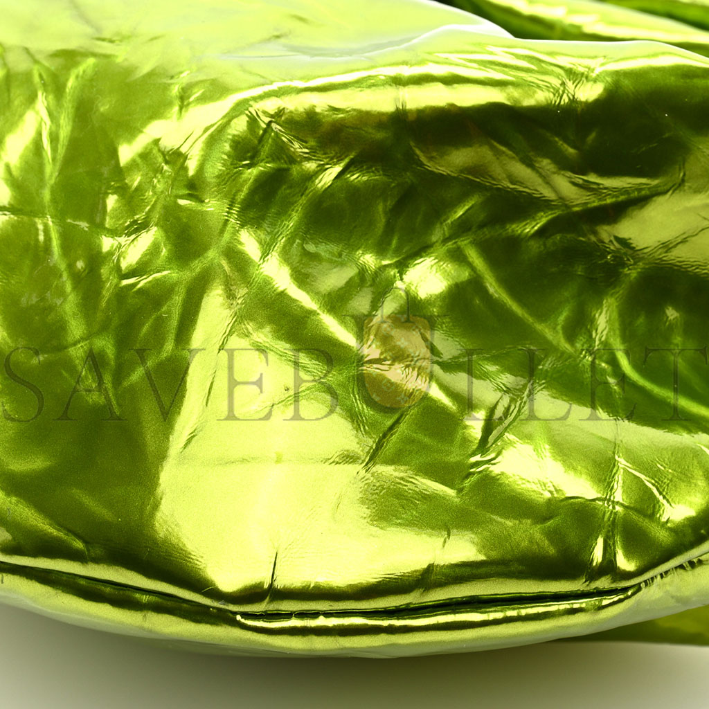BOTTEGA VENETA METALLIC CRUSHED CALFSKIN MINI JODIE CHLOROPHYLL (26*13*5cm) BOTTEGA VENETA METALLIC CRUSHED CALFSKIN MINI JODIE CHLOROPHYLL (26*13*5cm)