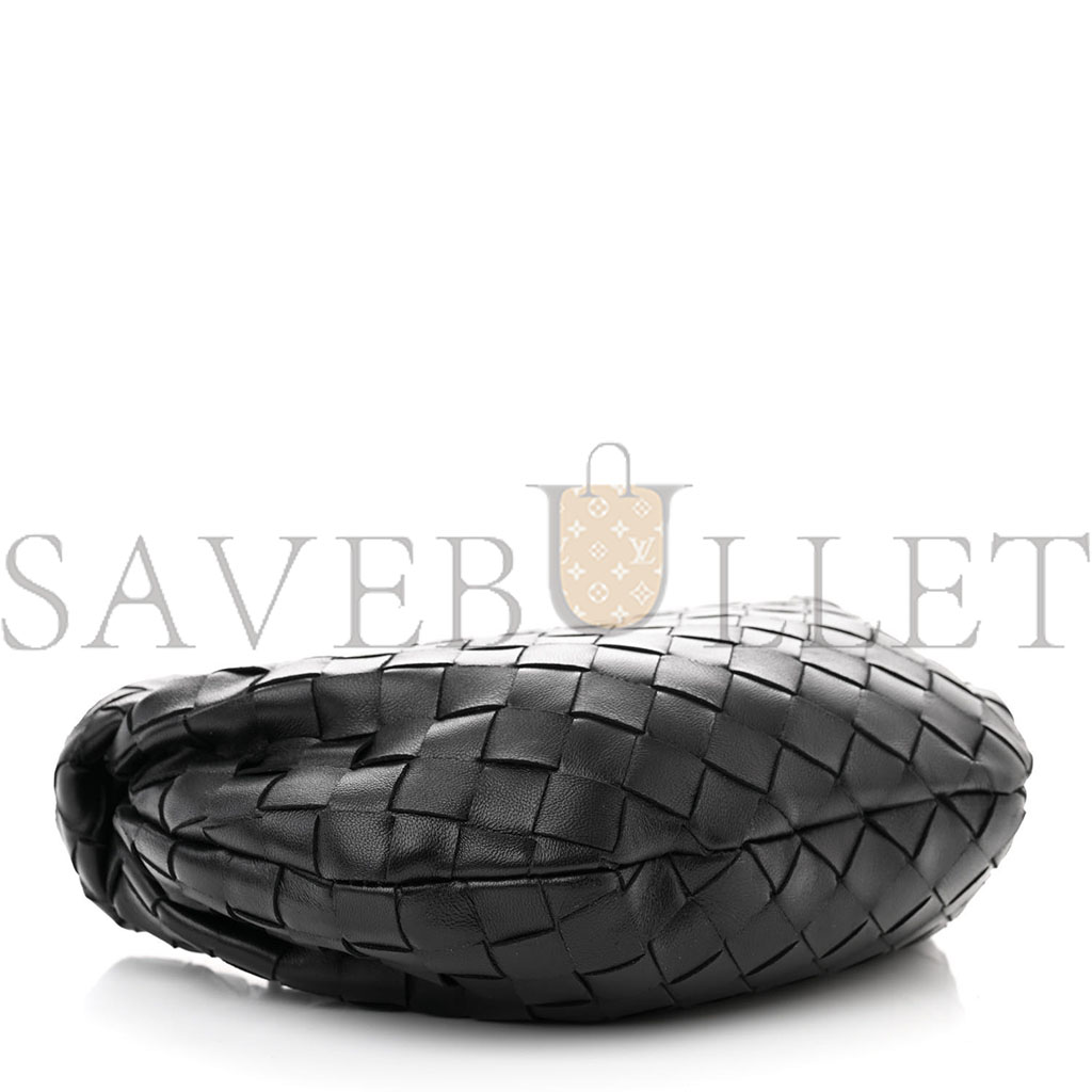 BOTTEGA VENETA NAPPA INTRECCIATO MINI JODIE BLACK (21*14*3cm) BOTTEGA VENETA NAPPA INTRECCIATO MINI JODIE BLACK (21*14*3cm)