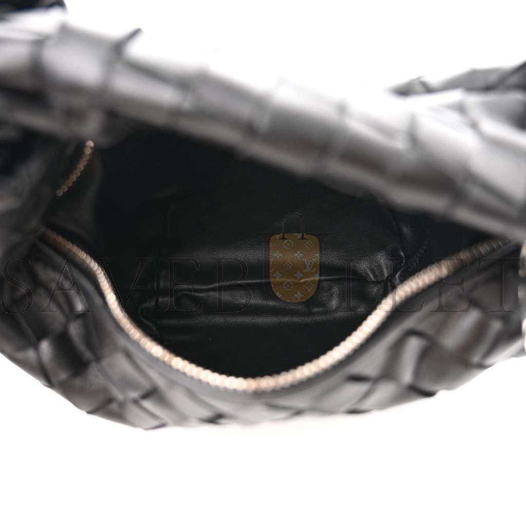 BOTTEGA VENETA NAPPA INTRECCIATO MINI JODIE BLACK (21*14*3cm) BOTTEGA VENETA NAPPA INTRECCIATO MINI JODIE BLACK (21*14*3cm)