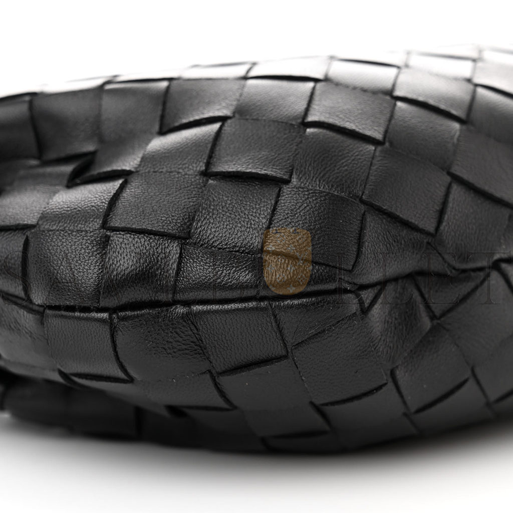 BOTTEGA VENETA NAPPA INTRECCIATO MINI JODIE BLACK (21*14*3cm) BOTTEGA VENETA NAPPA INTRECCIATO MINI JODIE BLACK (21*14*3cm)