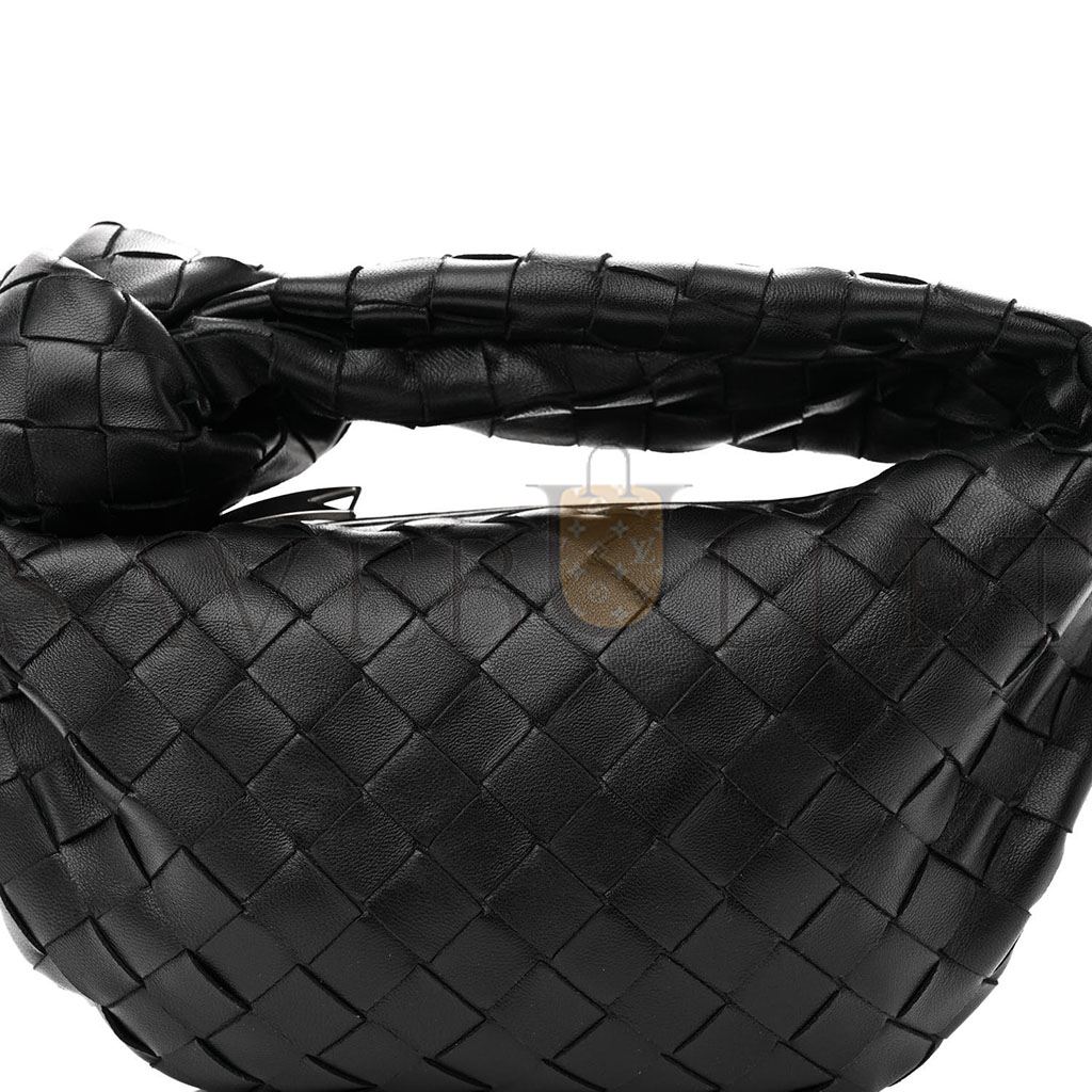 BOTTEGA VENETA NAPPA INTRECCIATO MINI JODIE BLACK (21*14*3cm) BOTTEGA VENETA NAPPA INTRECCIATO MINI JODIE BLACK (21*14*3cm)