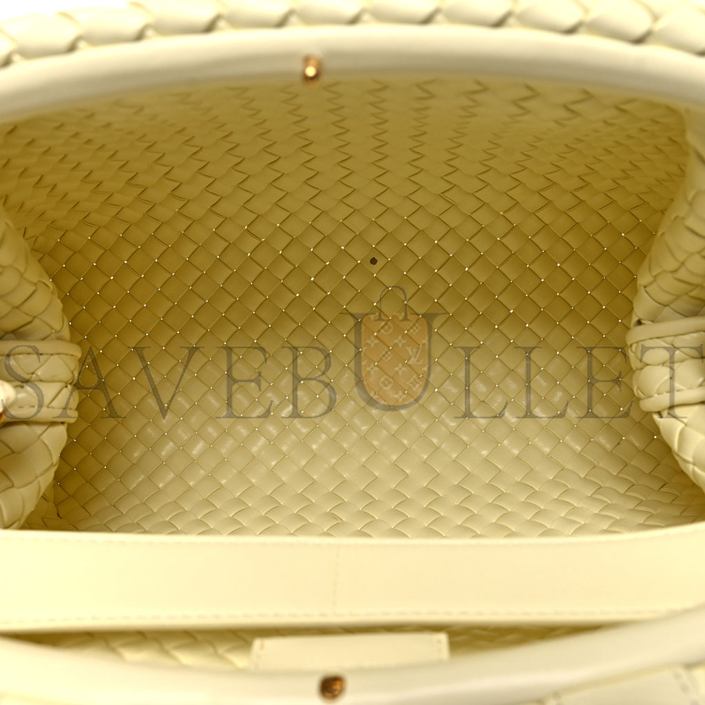 BOTTEGA VENETA NAPPA INTRECCIATO SMALL PADDED THE HANDLE TOTE ZEST WASHED (30*20*10cm) BOTTEGA VENETA NAPPA INTRECCIATO SMALL PADDED THE HANDLE TOTE ZEST WASHED (30*20*10cm)