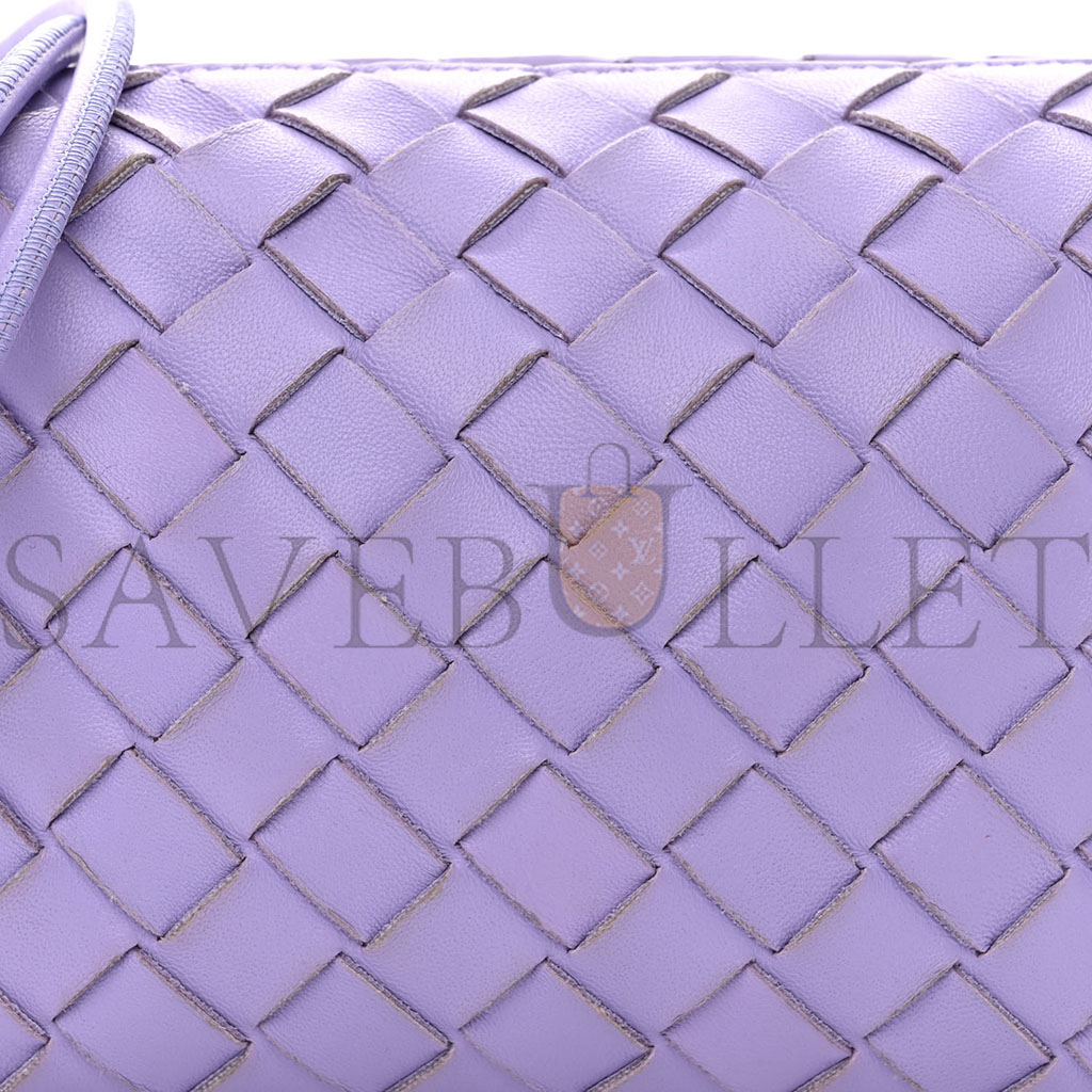 BOTTEGA VENETA NAPPA INTRECCIATO MINI LOOP CAMERA BAG WISTERIA (18*11*8cm) BOTTEGA VENETA NAPPA INTRECCIATO MINI LOOP CAMERA BAG WISTERIA (18*11*8cm)