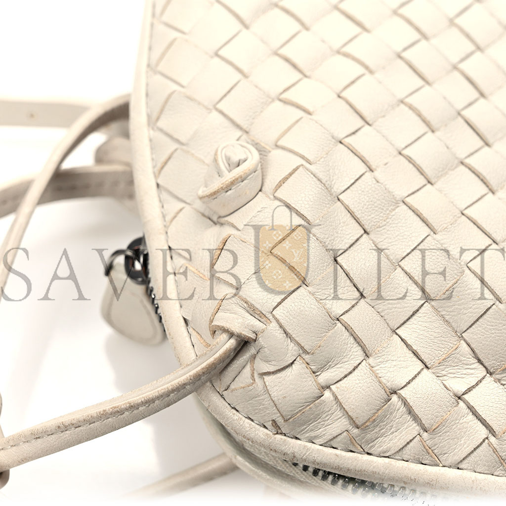 BOTTEGA VENETA NAPPA INTRECCIATO NODINI CROSSBODY MESSENGER WHITE (23*18*5cm) BOTTEGA VENETA NAPPA INTRECCIATO NODINI CROSSBODY MESSENGER WHITE (23*18*5cm)