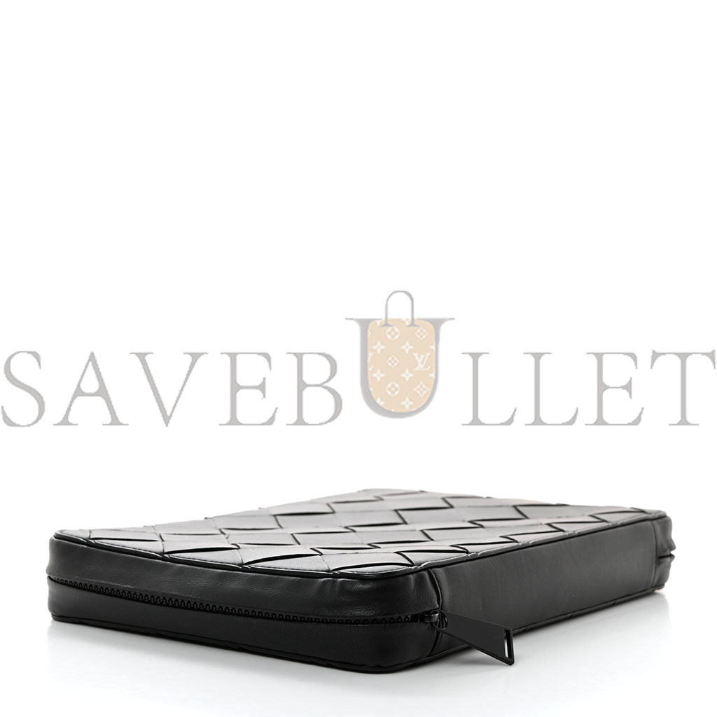 BOTTEGA VENETA NAPPA INTRECCIATO ORGANIZER CASE BLACK (28*19*4cm) BOTTEGA VENETA NAPPA INTRECCIATO ORGANIZER CASE BLACK (28*19*4cm)