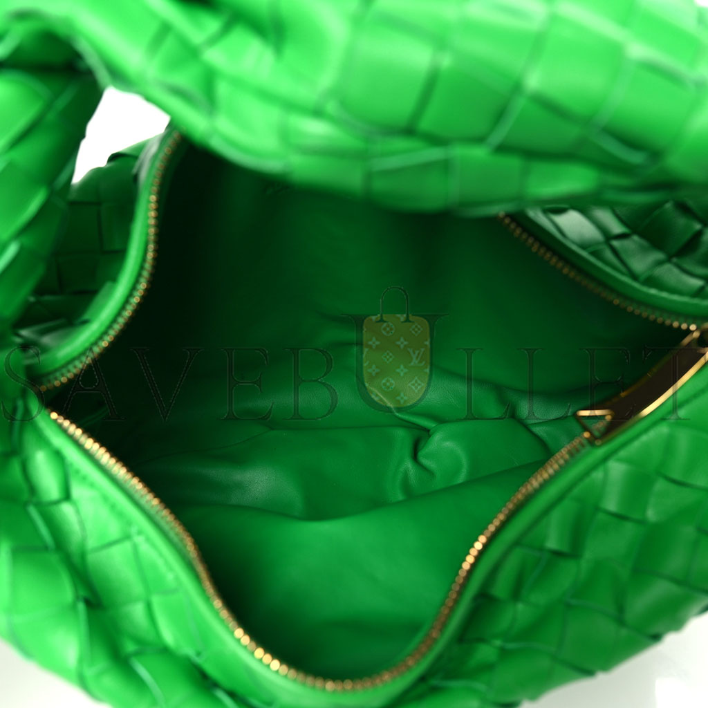 BOTTEGA VENETA NAPPA INTRECCIATO TEEN JODIE HOBO PARAKEET (38*27*8cm) BOTTEGA VENETA NAPPA INTRECCIATO TEEN JODIE HOBO PARAKEET (38*27*8cm)
