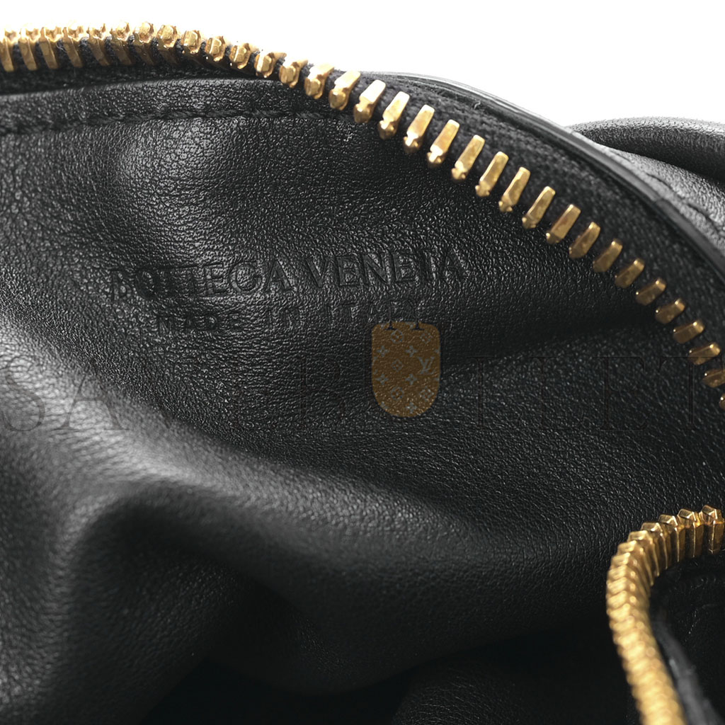 BOTTEGA VENETA NAPPA MINI DOUBLE KNOT BAG BLACK (32*18*13cm) BOTTEGA VENETA NAPPA MINI DOUBLE KNOT BAG BLACK (32*18*13cm)