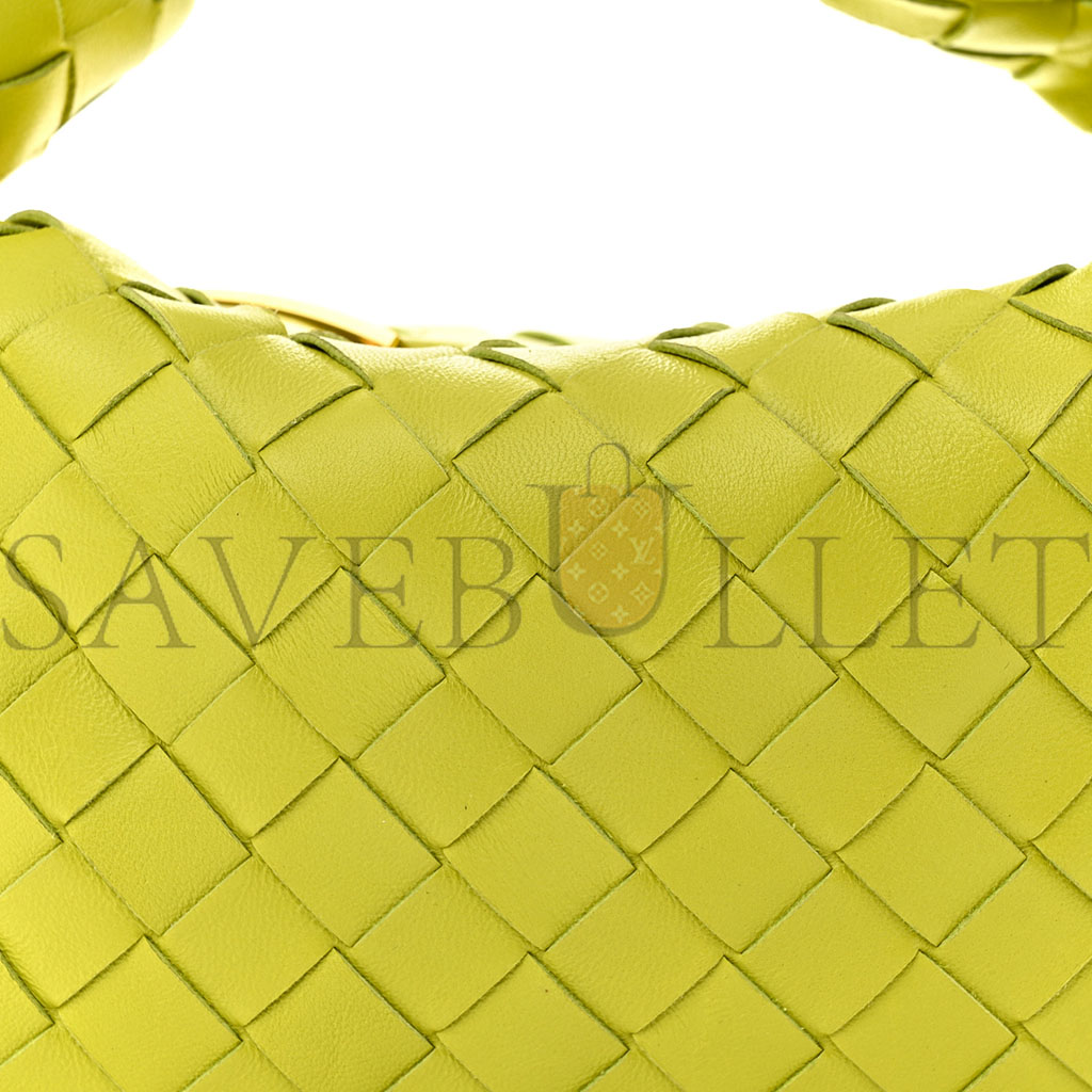 BOTTEGA VENETA NAPPA INTRECCIATO MINI JODIE KIWI (27*14*8cm) BOTTEGA VENETA NAPPA INTRECCIATO MINI JODIE KIWI (27*14*8cm)
