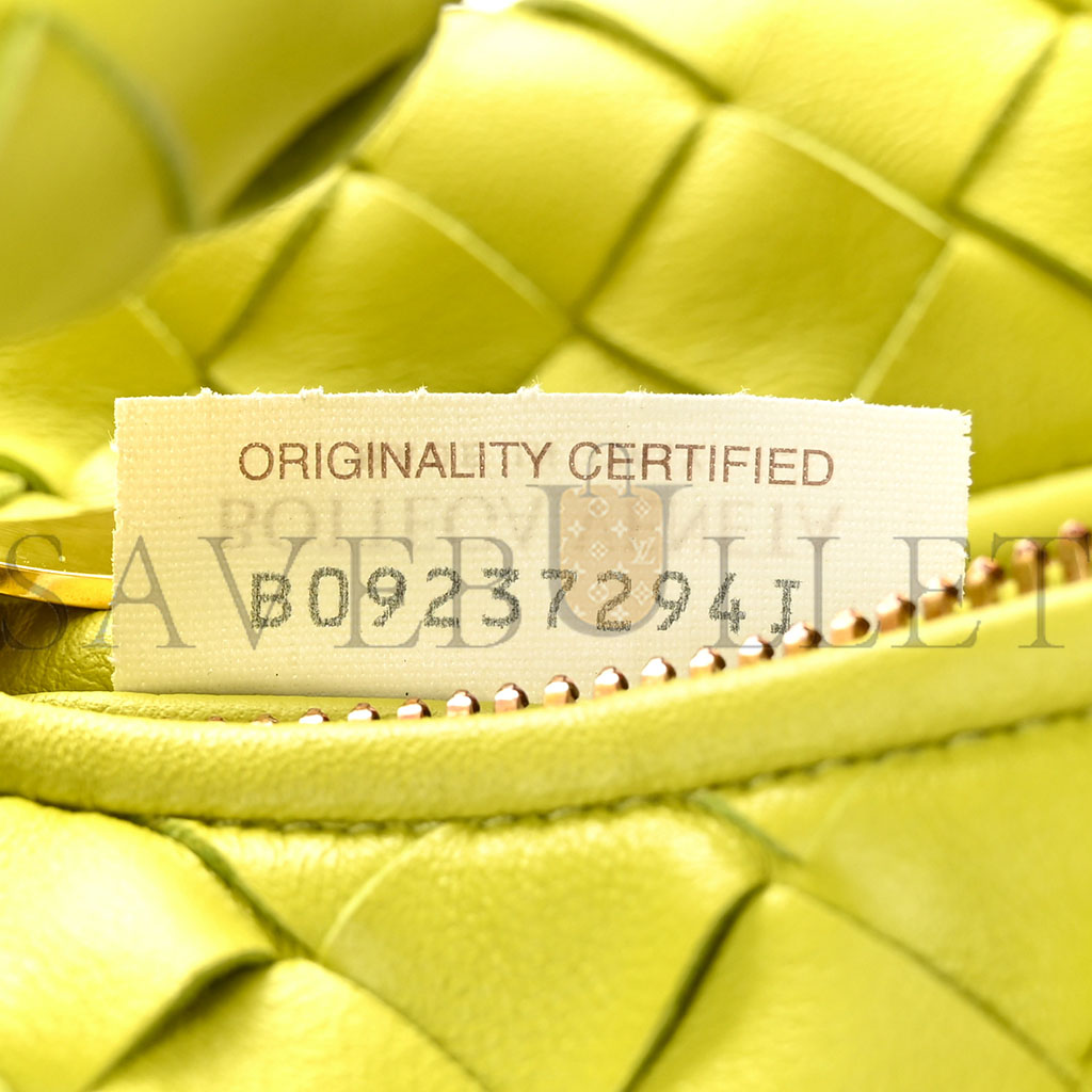 BOTTEGA VENETA NAPPA INTRECCIATO MINI JODIE KIWI (27*14*8cm) BOTTEGA VENETA NAPPA INTRECCIATO MINI JODIE KIWI (27*14*8cm)