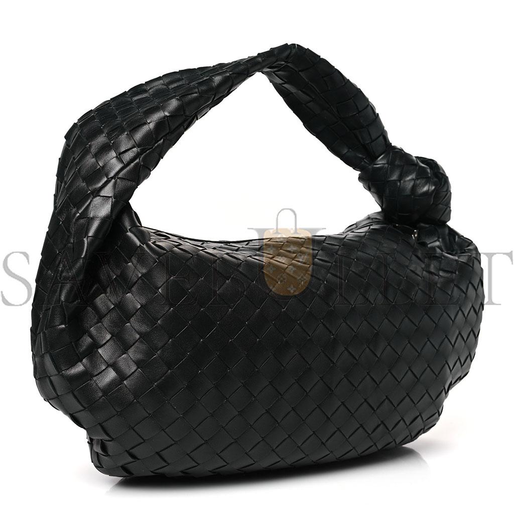 BOTTEGA VENETA NAPPA INTRECCIATO SMALL JODIE BLACK (41*32*13cm) BOTTEGA VENETA NAPPA INTRECCIATO SMALL JODIE BLACK (41*32*13cm)