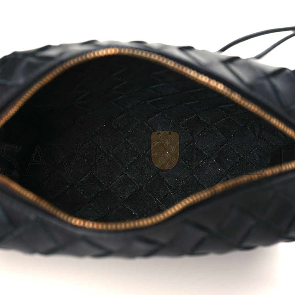 BOTTEGA VENETA NAPPA INTRECCIATO MINI LOOP CAMERA BAG BLACK (17*11*6cm) BOTTEGA VENETA NAPPA INTRECCIATO MINI LOOP CAMERA BAG BLACK (17*11*6cm)