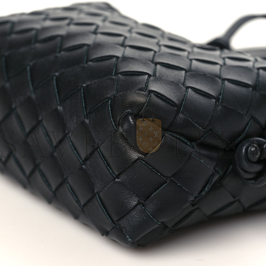 BOTTEGA VENETA NAPPA INTRECCIATO MINI LOOP CAMERA BAG BLACK (17*11*6cm) BOTTEGA VENETA NAPPA INTRECCIATO MINI LOOP CAMERA BAG BLACK (17*11*6cm)