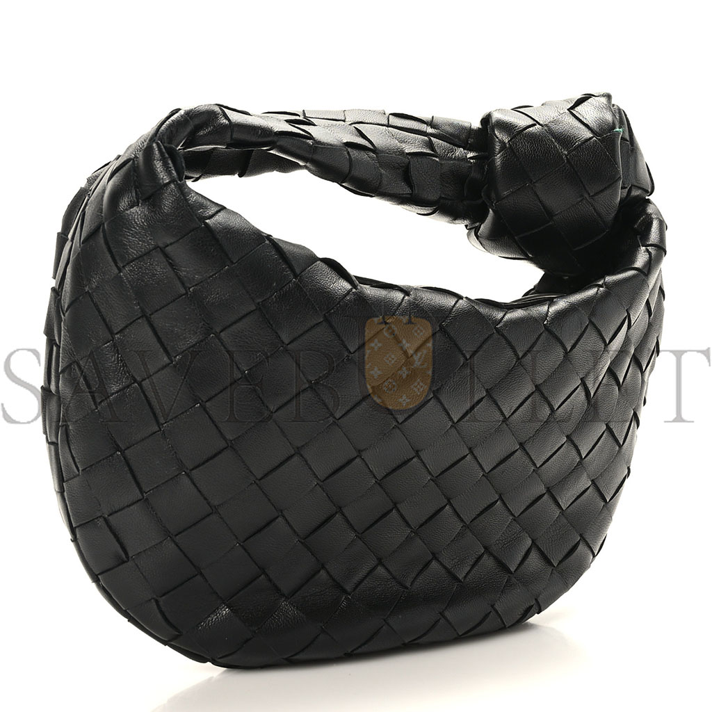 BOTTEGA VENETA NAPPA INTRECCIATO MINI JODIE BLACK (27*13*8cm) BOTTEGA VENETA NAPPA INTRECCIATO MINI JODIE BLACK (27*13*8cm)