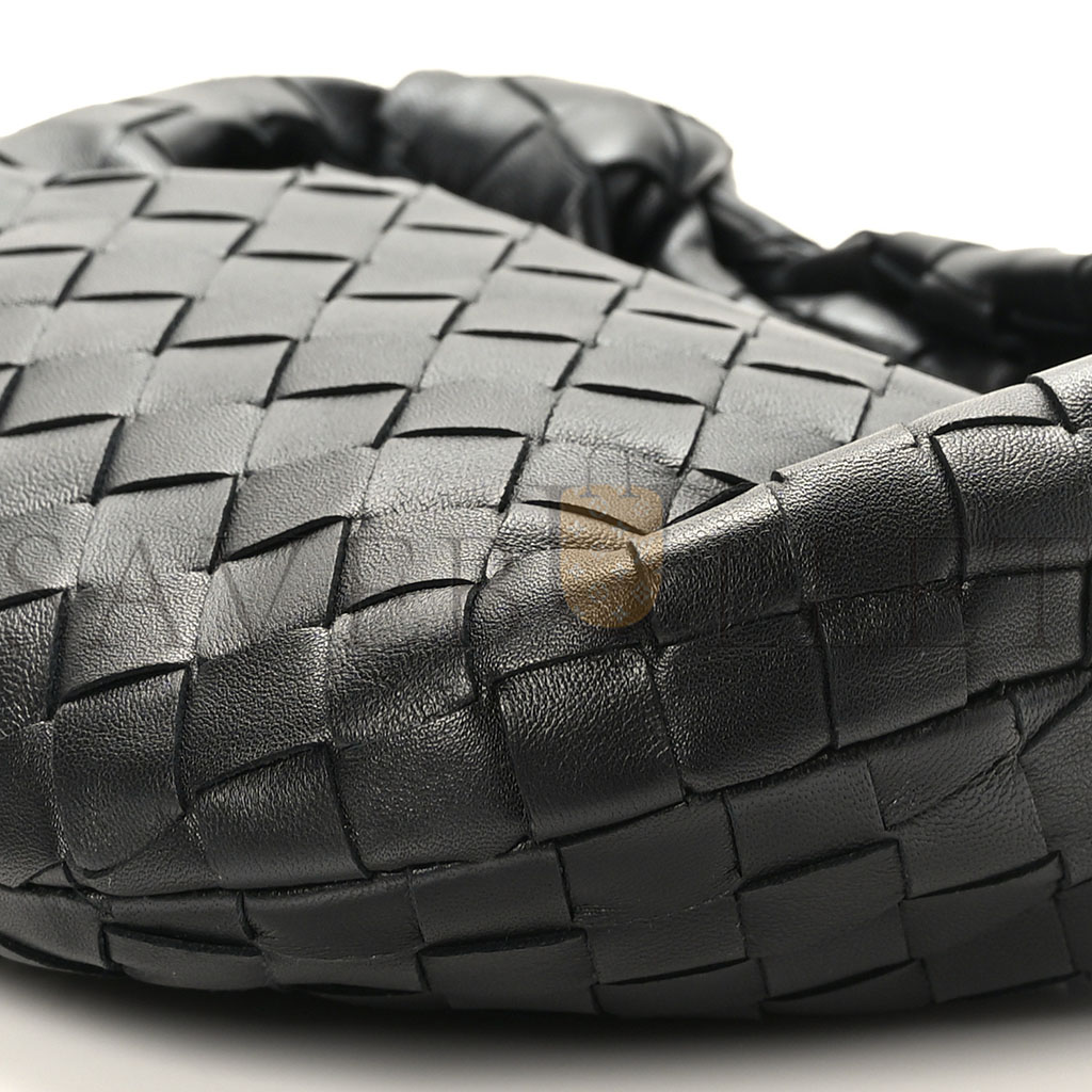 BOTTEGA VENETA NAPPA INTRECCIATO MINI JODIE BLACK (27*13*8cm) BOTTEGA VENETA NAPPA INTRECCIATO MINI JODIE BLACK (27*13*8cm)