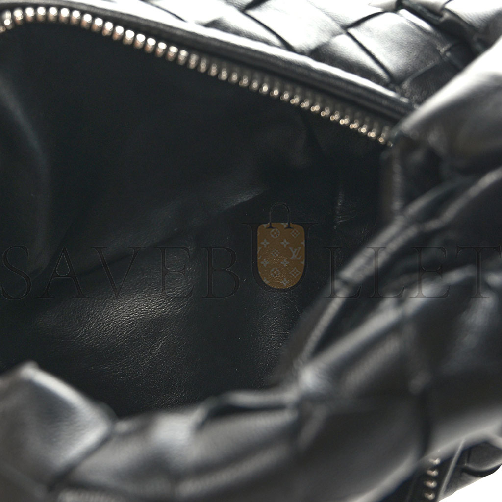 BOTTEGA VENETA NAPPA INTRECCIATO MINI JODIE BLACK (27*13*8cm) BOTTEGA VENETA NAPPA INTRECCIATO MINI JODIE BLACK (27*13*8cm)