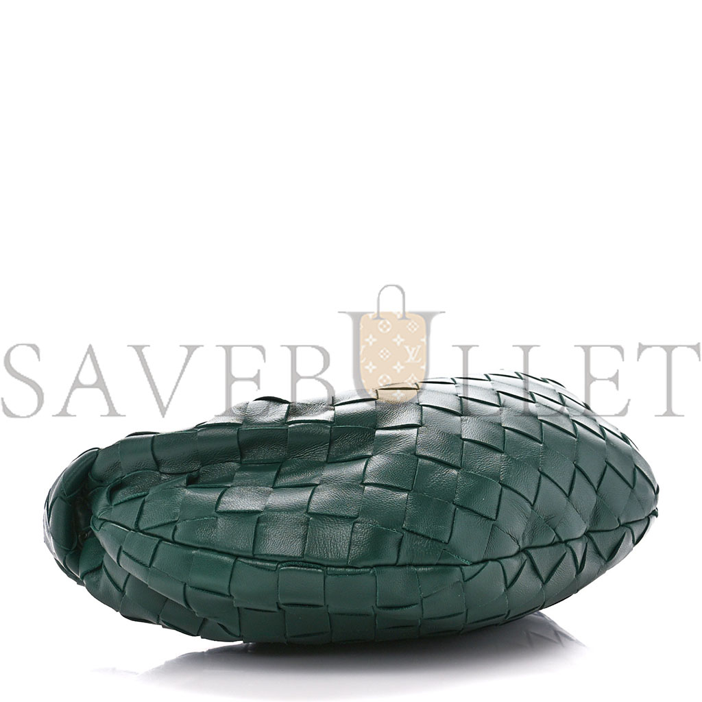 BOTTEGA VENETA NAPPA INTRECCIATO MINI JODIE RAINTREE (23*15*9cm) BOTTEGA VENETA NAPPA INTRECCIATO MINI JODIE RAINTREE (23*15*9cm)