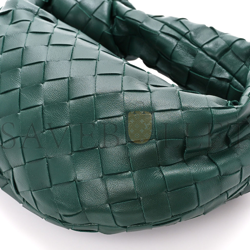 BOTTEGA VENETA NAPPA INTRECCIATO MINI JODIE RAINTREE (23*15*9cm) BOTTEGA VENETA NAPPA INTRECCIATO MINI JODIE RAINTREE (23*15*9cm)