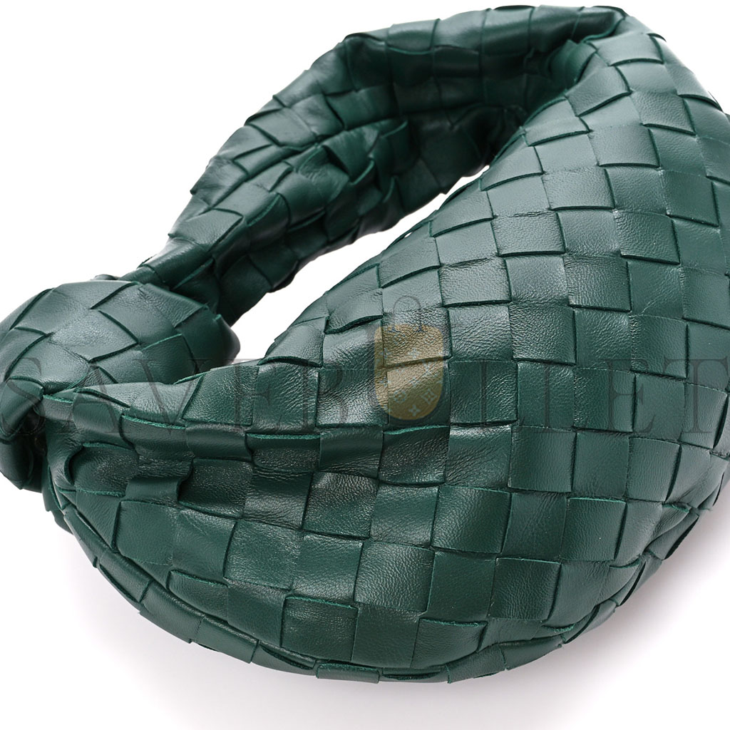 BOTTEGA VENETA NAPPA INTRECCIATO MINI JODIE RAINTREE (23*15*9cm) BOTTEGA VENETA NAPPA INTRECCIATO MINI JODIE RAINTREE (23*15*9cm)