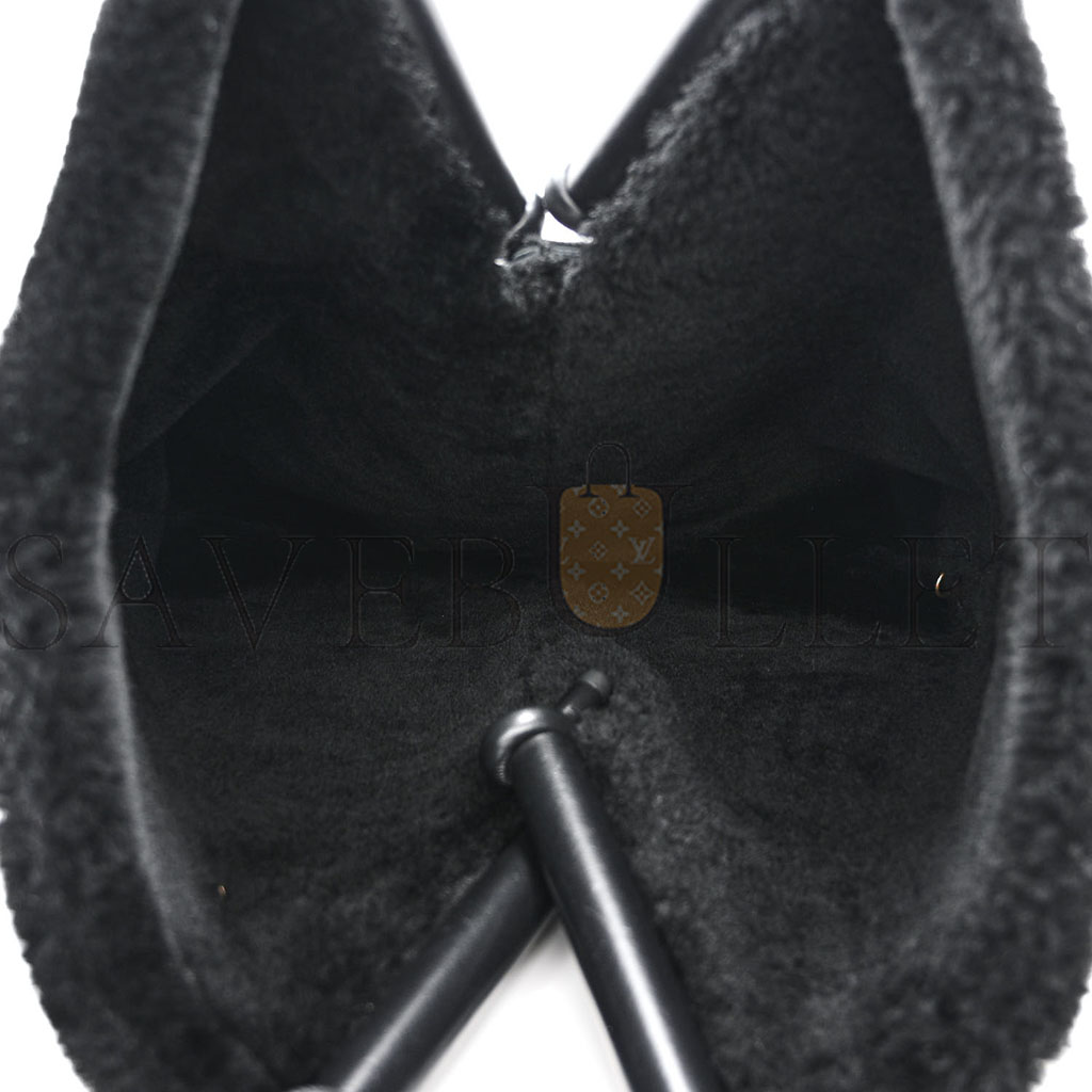 BOTTEGA VENETA SHEARLING REVERSIBLE TOTE BLACK (48*46*12cm) BOTTEGA VENETA SHEARLING REVERSIBLE TOTE BLACK (48*46*12cm)
