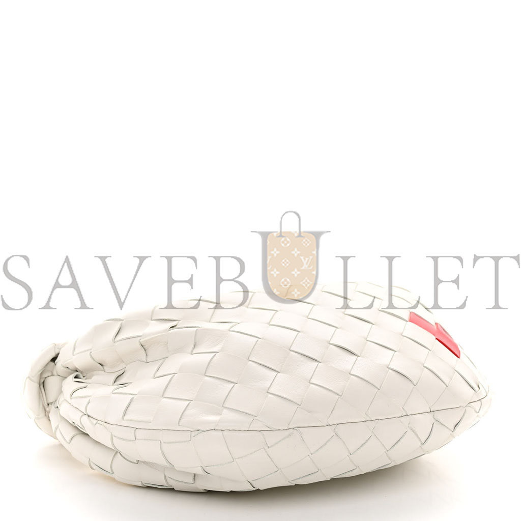 BOTTEGA VENETA NAPPA INTRECCIATO MINI HEART JODIE WHITE (25*13*8cm) BOTTEGA VENETA NAPPA INTRECCIATO MINI HEART JODIE WHITE (25*13*8cm)