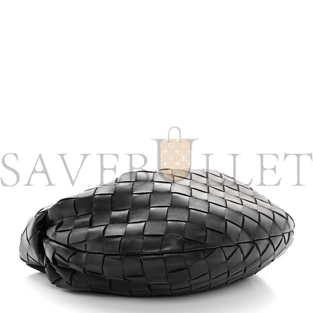 BOTTEGA VENETA NAPPA INTRECCIATO MINI JODIE BLACK (25*17*6cm) BOTTEGA VENETA NAPPA INTRECCIATO MINI JODIE BLACK (25*17*6cm)