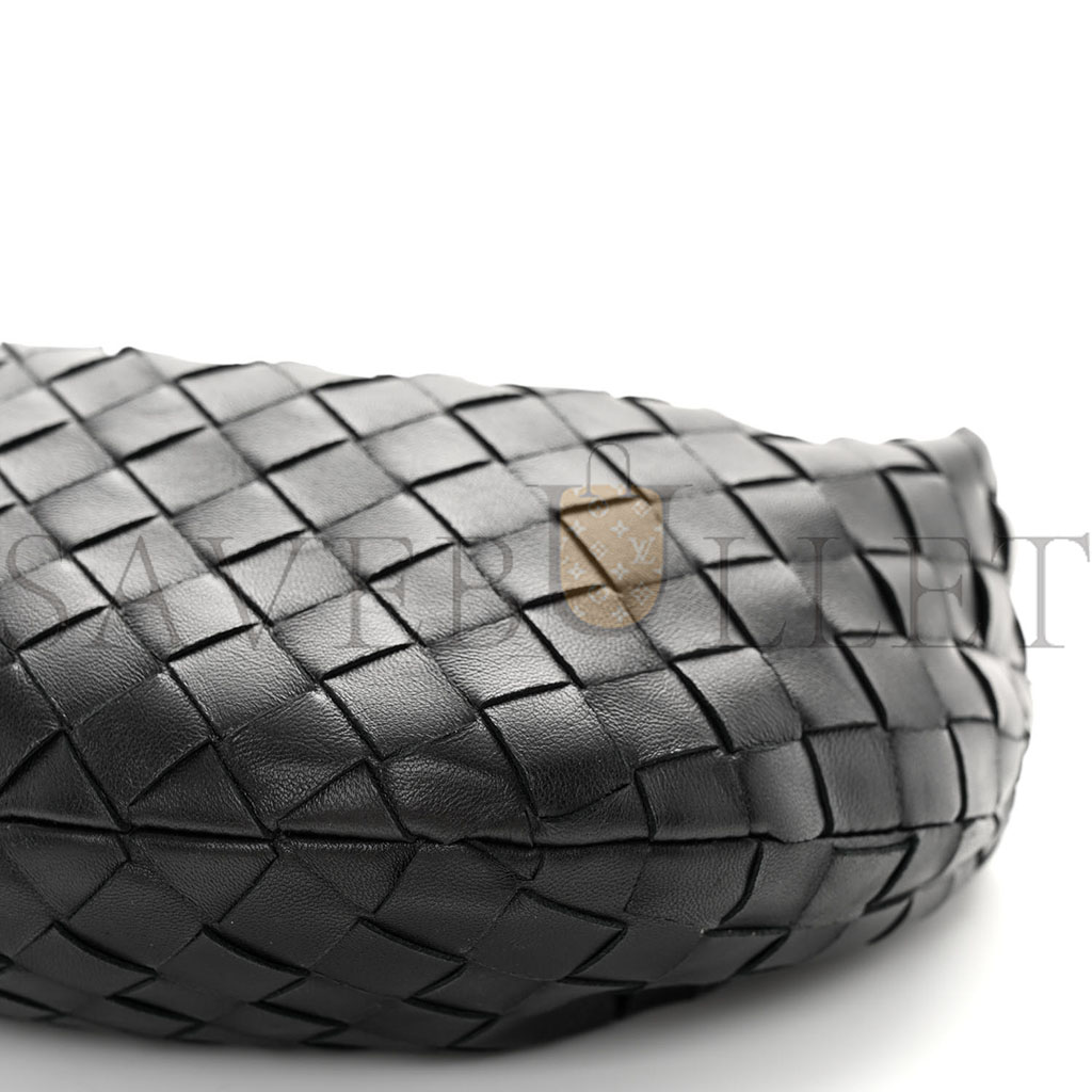 BOTTEGA VENETA NAPPA INTRECCIATO MINI JODIE BLACK (25*17*6cm) BOTTEGA VENETA NAPPA INTRECCIATO MINI JODIE BLACK (25*17*6cm)