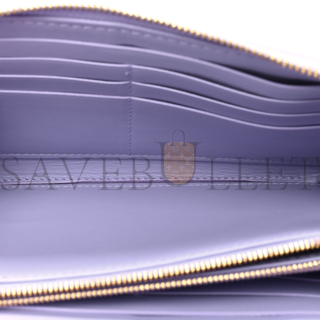 BOTTEGA VENETA SHINY CALFSKIN INTRECCIO WALLET WISTERIA (19*11*2cm) BOTTEGA VENETA SHINY CALFSKIN INTRECCIO WALLET WISTERIA (19*11*2cm)