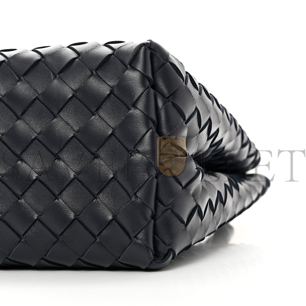 BOTTEGA VENETA BLACK INTRECCIATO MEDIUM ANDIAMO SHOULDER BAG SPACE (32*25*11cm) BOTTEGA VENETA BLACK INTRECCIATO MEDIUM ANDIAMO SHOULDER BAG SPACE (32*25*11cm)