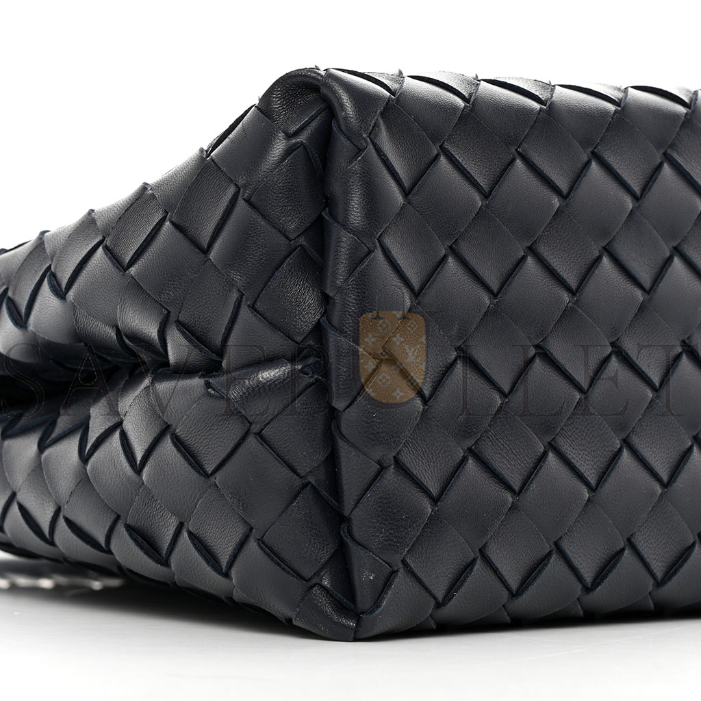 BOTTEGA VENETA BLACK INTRECCIATO MEDIUM ANDIAMO SHOULDER BAG SPACE (32*25*11cm) BOTTEGA VENETA BLACK INTRECCIATO MEDIUM ANDIAMO SHOULDER BAG SPACE (32*25*11cm)
