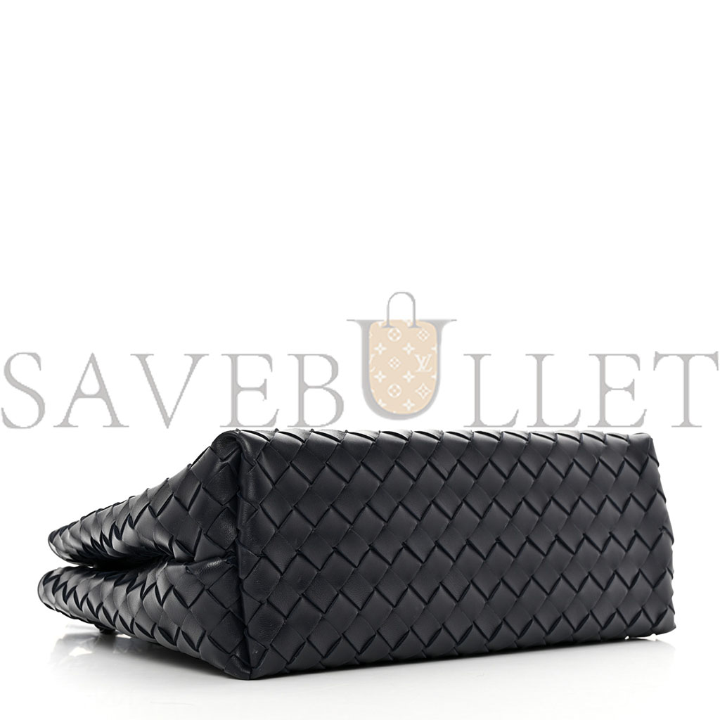 BOTTEGA VENETA BLACK INTRECCIATO MEDIUM ANDIAMO SHOULDER BAG SPACE (32*25*11cm) BOTTEGA VENETA BLACK INTRECCIATO MEDIUM ANDIAMO SHOULDER BAG SPACE (32*25*11cm)