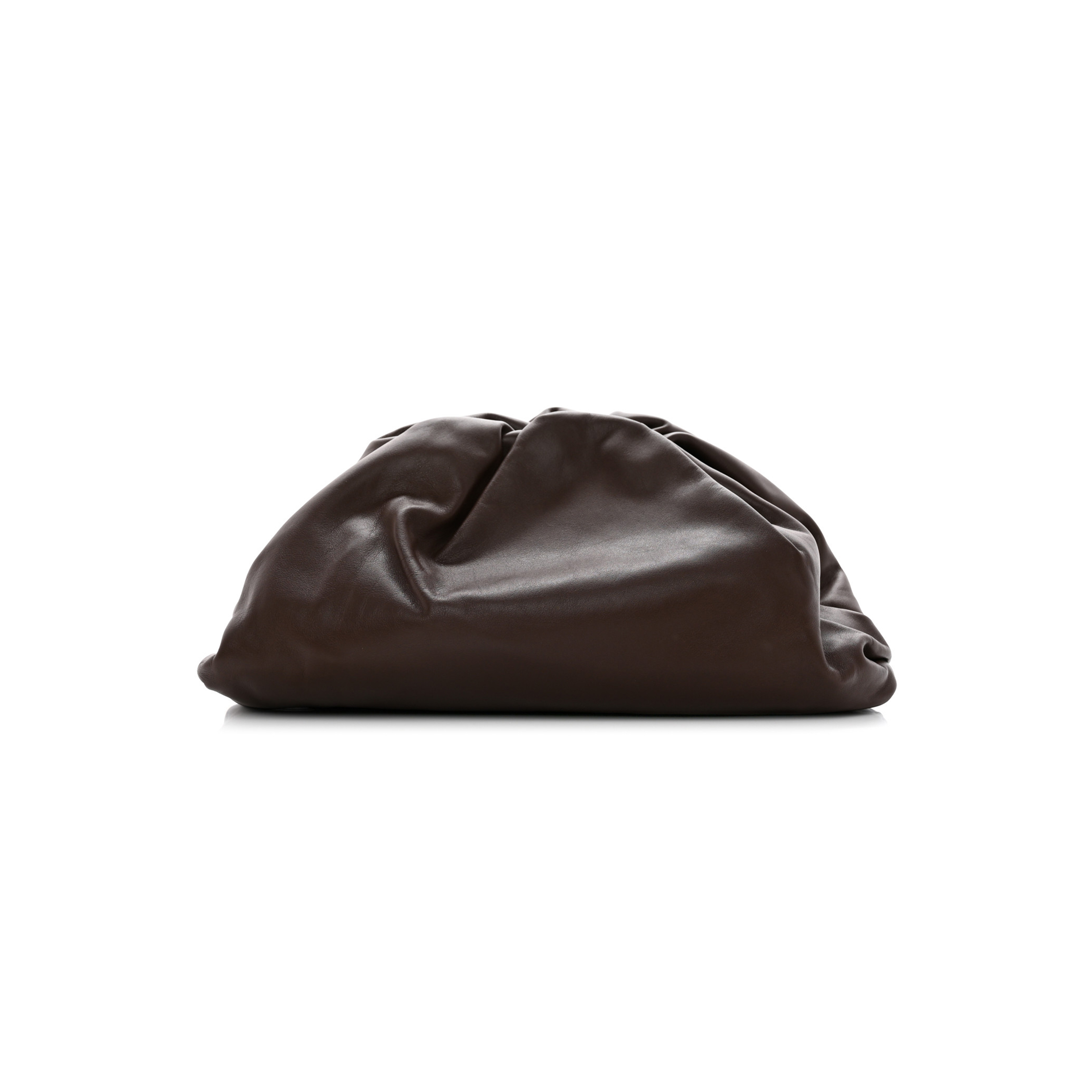 BOTTEGA VENETA SMOOTH BUTTER CALF THE POUCH OVERSIZED CLUTCH BROWNIE (39*19*9cm) BOTTEGA VENETA SMOOTH BUTTER CALF THE POUCH OVERSIZED CLUTCH BROWNIE (39*19*9cm)