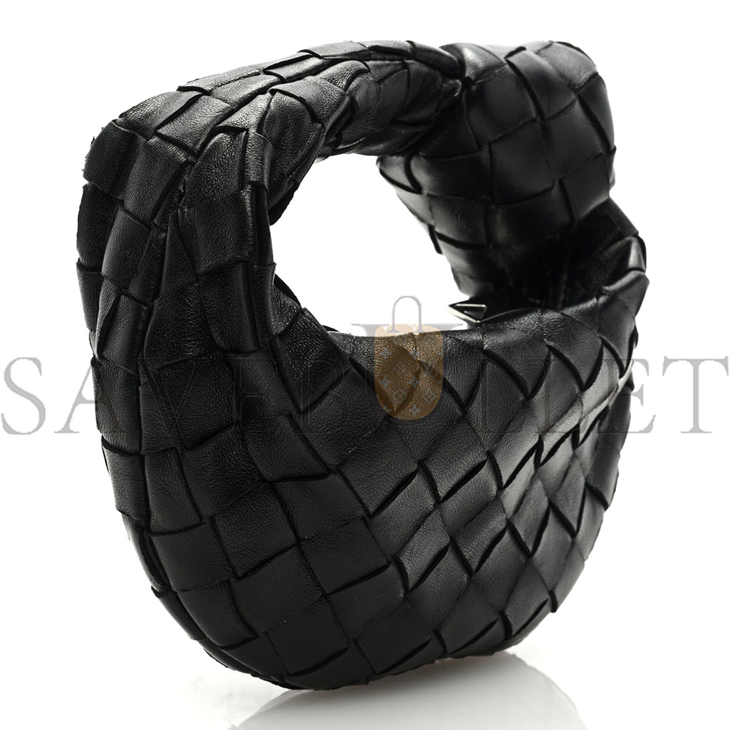 BOTTEGA VENETA NAPPA INTRECCIATO CANDY JODIE BLACK (17*16*5cm) BOTTEGA VENETA NAPPA INTRECCIATO CANDY JODIE BLACK (17*16*5cm)