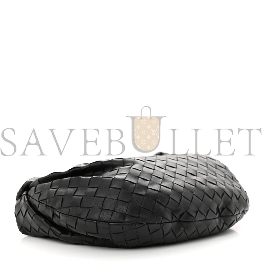 BOTTEGA VENETA NAPPA INTRECCIATO TEEN JODIE HOBO BLACK (36*23*8cm) BOTTEGA VENETA NAPPA INTRECCIATO TEEN JODIE HOBO BLACK (36*23*8cm)