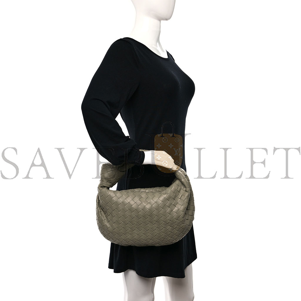 BOTTEGA VENETA NAPPA INTRECCIATO TEEN JODIE HOBO TRAVERTINE (37*21*8cm) BOTTEGA VENETA NAPPA INTRECCIATO TEEN JODIE HOBO TRAVERTINE (37*21*8cm)