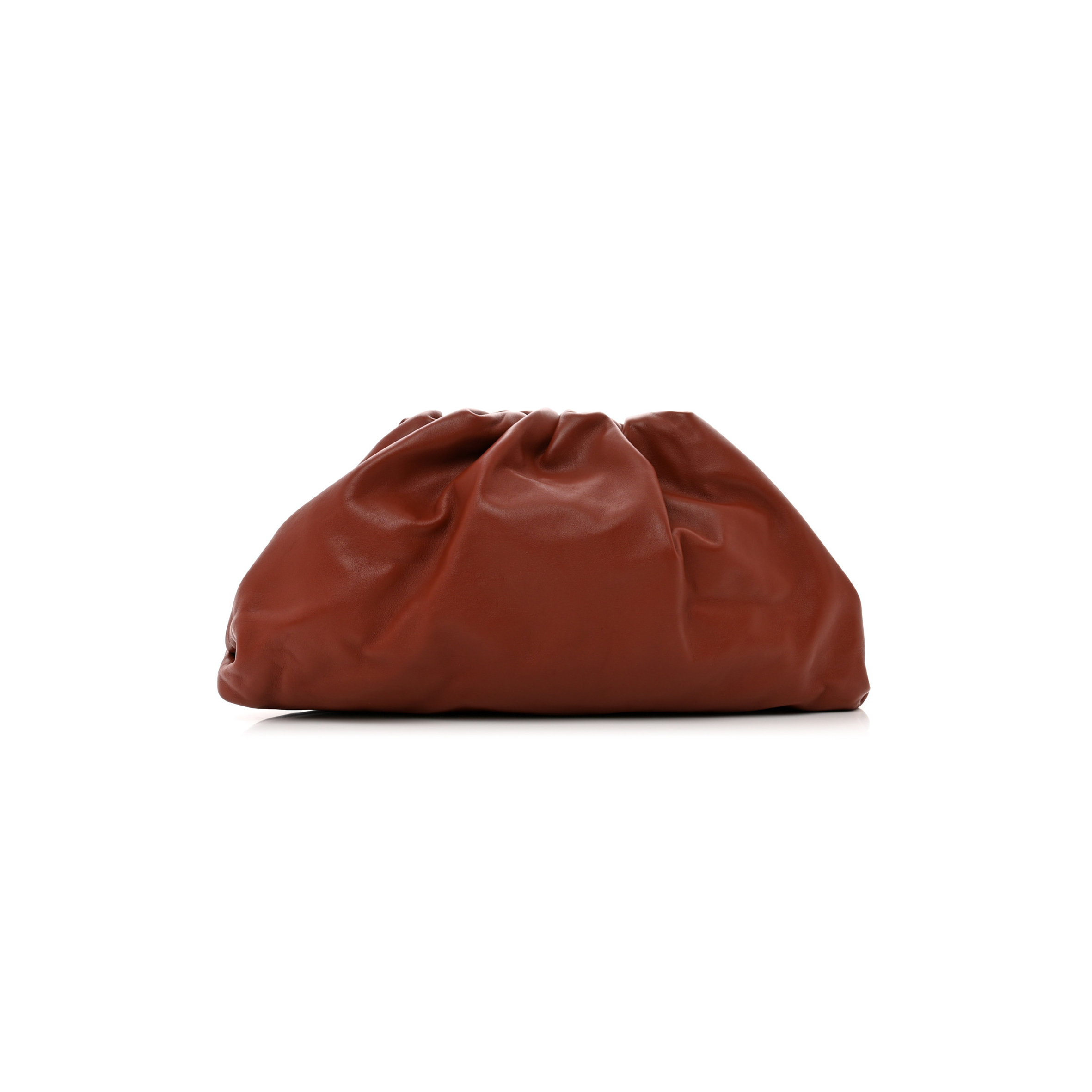 BOTTEGA VENETA SMOOTH BUTTER CALF THE POUCH OVERSIZED CLUTCH RUST (38*17*8cm) BOTTEGA VENETA SMOOTH BUTTER CALF THE POUCH OVERSIZED CLUTCH RUST (38*17*8cm)