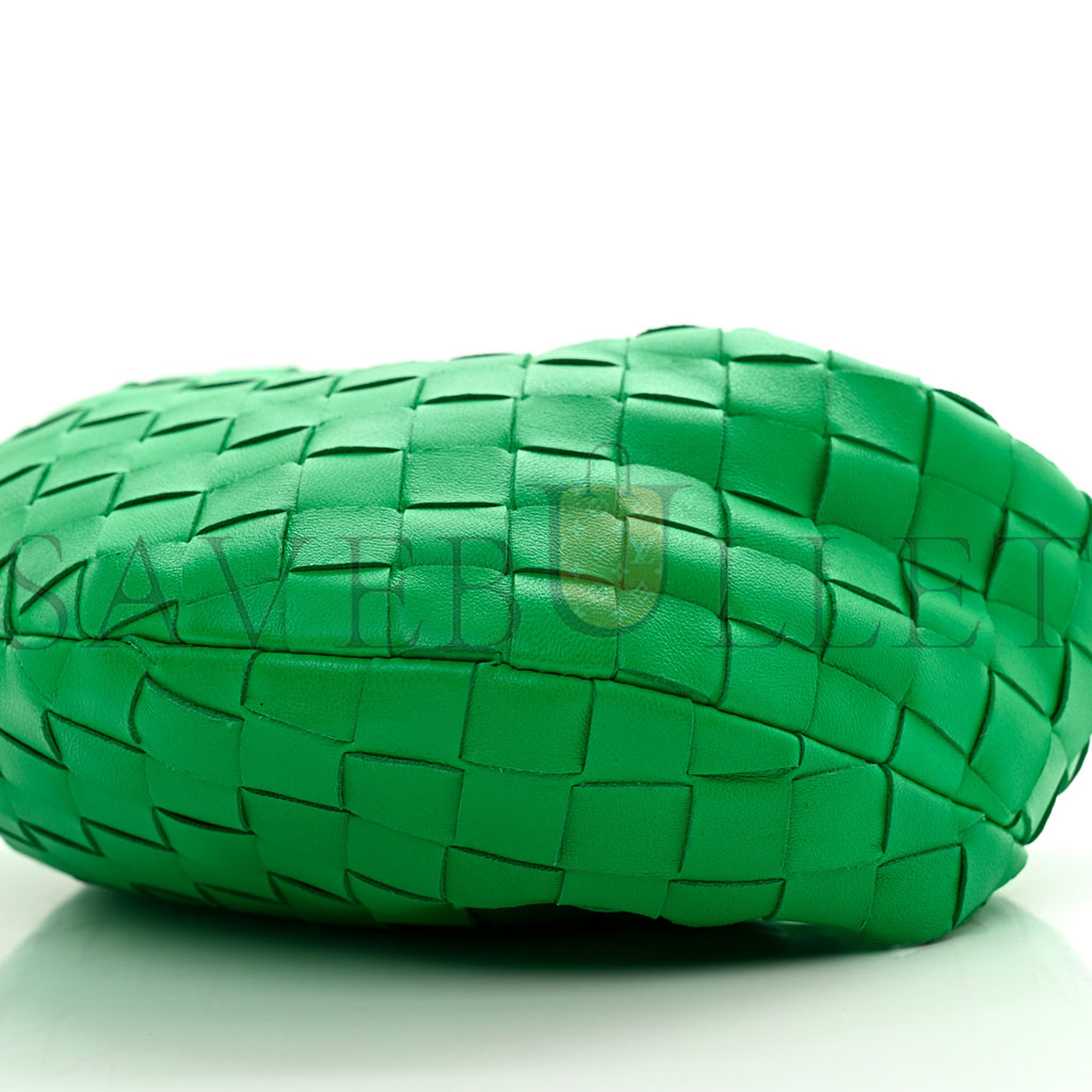 BOTTEGA VENETA NAPPA INTRECCIATO MINI JODIE GRASS (25*15*3cm) BOTTEGA VENETA NAPPA INTRECCIATO MINI JODIE GRASS (25*15*3cm)