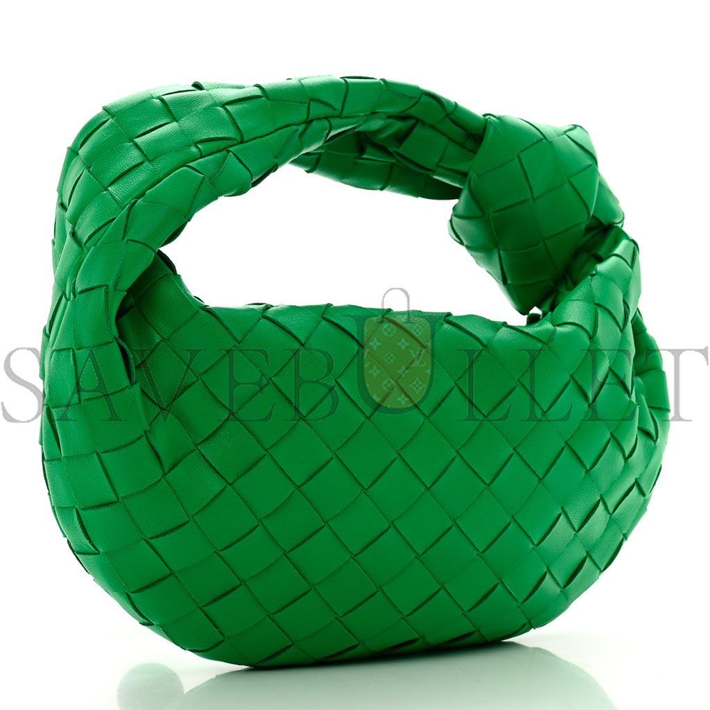 BOTTEGA VENETA NAPPA INTRECCIATO MINI JODIE GRASS (25*15*3cm) BOTTEGA VENETA NAPPA INTRECCIATO MINI JODIE GRASS (25*15*3cm)