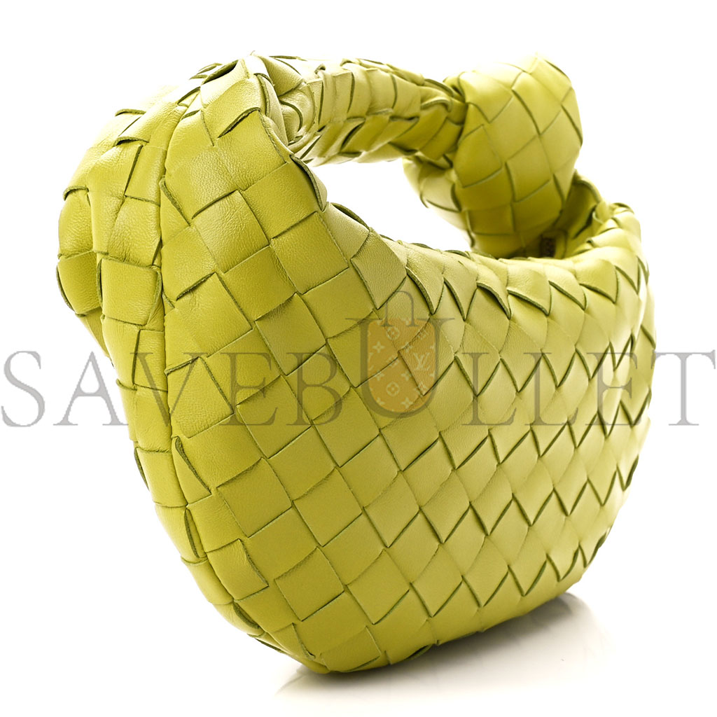 BOTTEGA VENETA NAPPA INTRECCIATO MINI JODIE KIWI (27*13*6cm) BOTTEGA VENETA NAPPA INTRECCIATO MINI JODIE KIWI (27*13*6cm)
