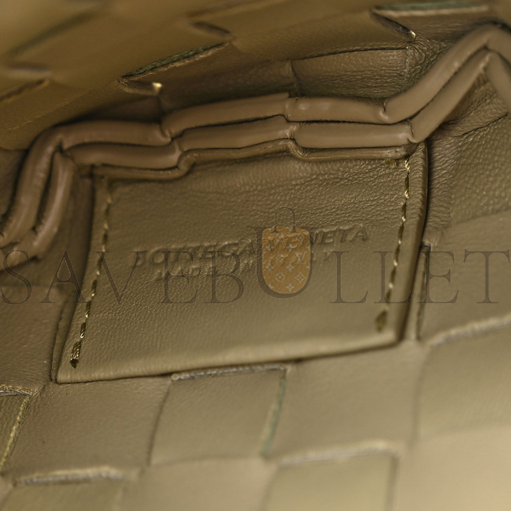 BOTTEGA VENETA NAPPA INTRECCIATO MINI SARDINE BAG TRAVERTINE (20*14*3cm) BOTTEGA VENETA NAPPA INTRECCIATO MINI SARDINE BAG TRAVERTINE (20*14*3cm)