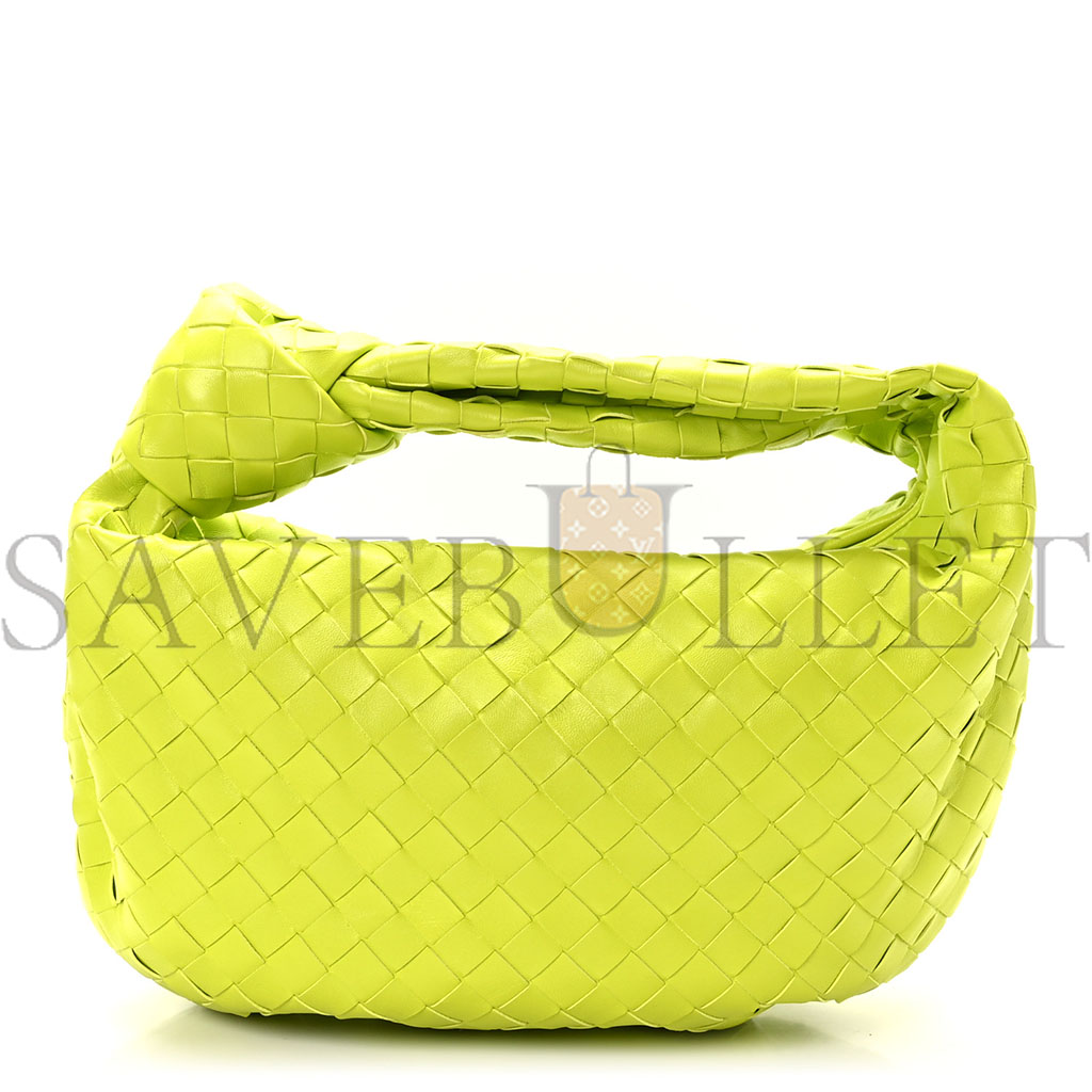 BOTTEGA VENETA NAPPA INTRECCIATO TEEN JODIE HOBO JODIE KIWI (36*20*13cm) BOTTEGA VENETA NAPPA INTRECCIATO TEEN JODIE HOBO JODIE KIWI (36*20*13cm)