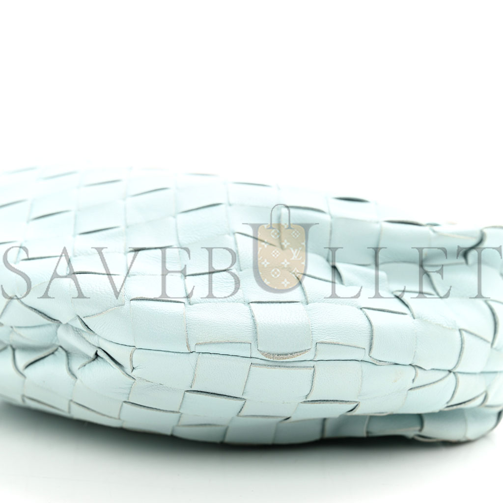 BOTTEGA VENETA NAPPA INTRECCIATO MINI JODIE TEAL WASHED (26*15*6cm) BOTTEGA VENETA NAPPA INTRECCIATO MINI JODIE TEAL WASHED (26*15*6cm)