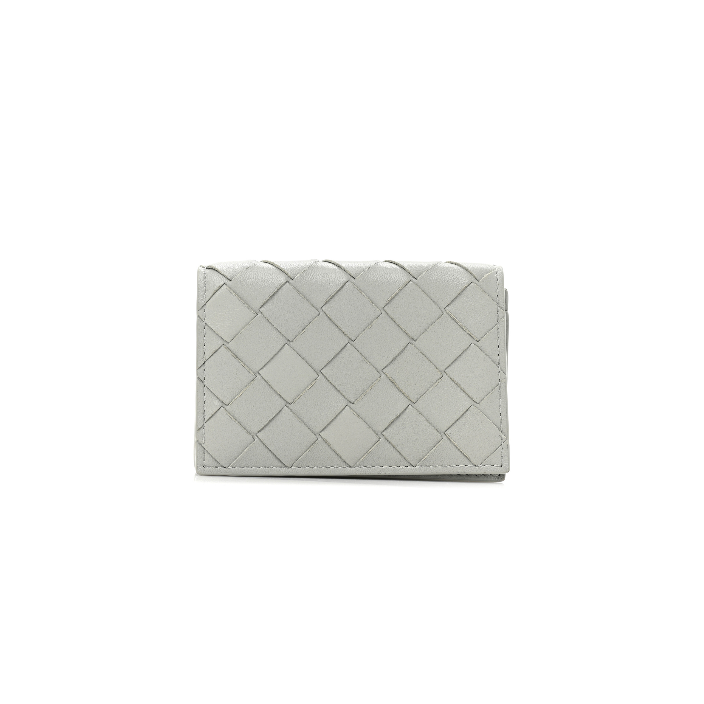 BOTTEGA VENETA NAPPA INTRECCIATO CARD CASE AGATE GREY (11*9*2cm) BOTTEGA VENETA NAPPA INTRECCIATO CARD CASE AGATE GREY (11*9*2cm)