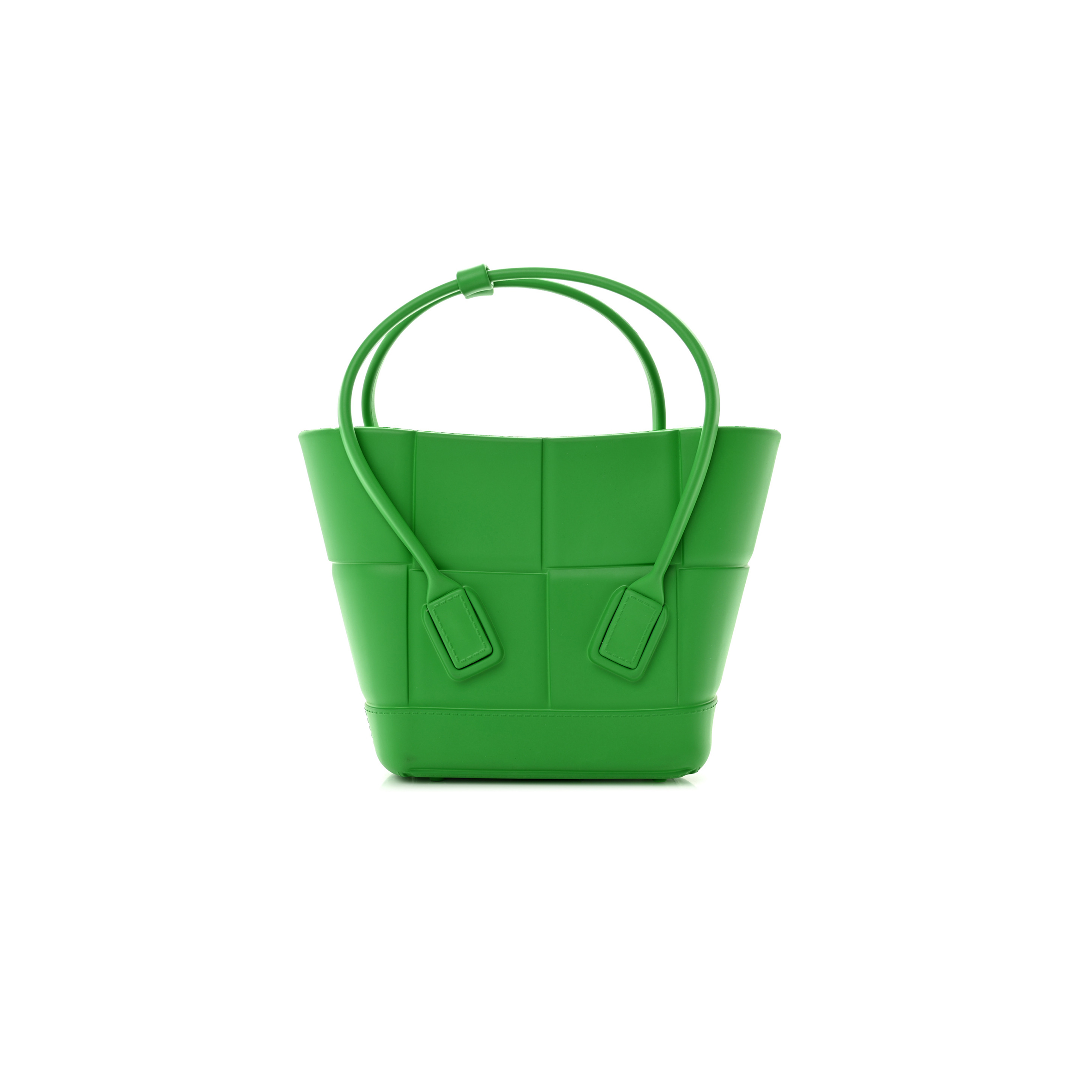 BOTTEGA VENETA RUBBER MAXI INTRECCIATO MINI ARCO GRASS (21*18*8cm) BOTTEGA VENETA RUBBER MAXI INTRECCIATO MINI ARCO GRASS (21*18*8cm)