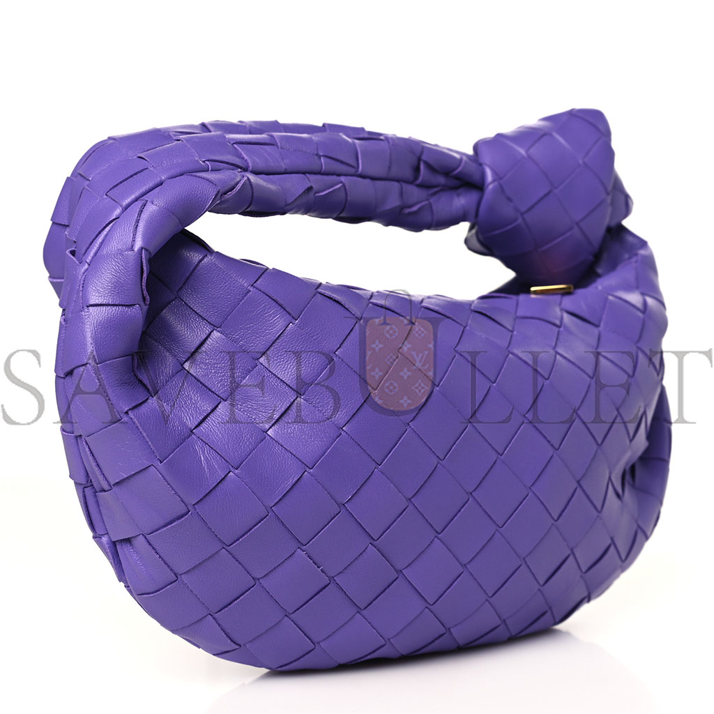 BOTTEGA VENETA NAPPA INTRECCIATO MINI JODIE PURPLE (25*15*8cm) BOTTEGA VENETA NAPPA INTRECCIATO MINI JODIE PURPLE (25*15*8cm)