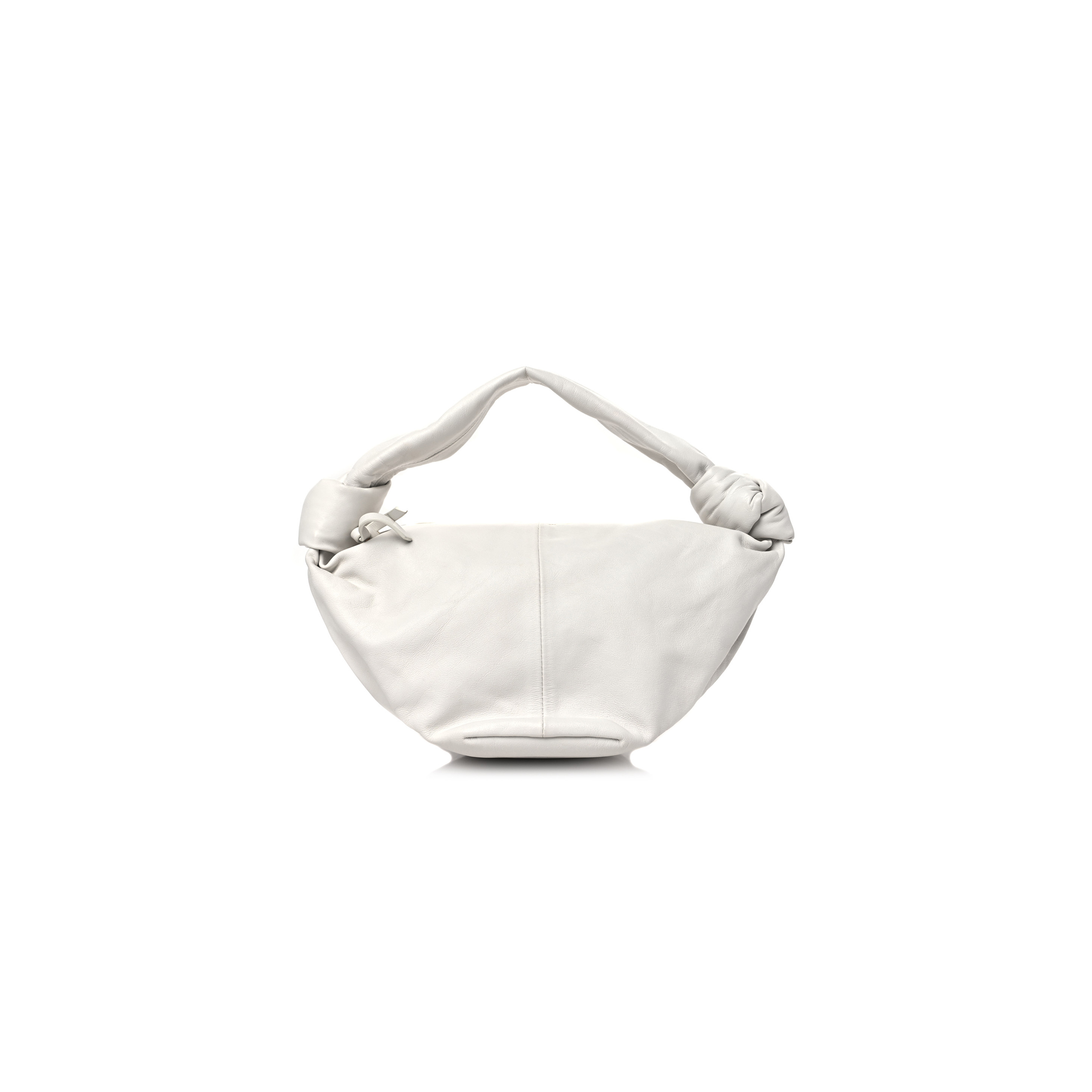 BOTTEGA VENETA CALFSKIN TEEN DOUBLE KNOT HOBO WHITE (25*13*12cm) BOTTEGA VENETA CALFSKIN TEEN DOUBLE KNOT HOBO WHITE (25*13*12cm)